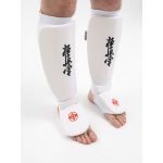 Щитки на голень и подъем трехсекционные Киокусинкай Рэй-Спорт